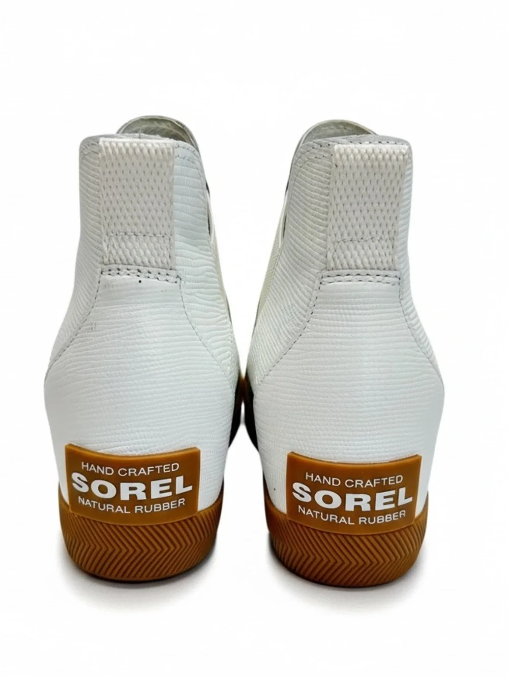 SOREL Out N About Chelsea Slip On Wedge II Booties Chalk White Sea Salt Size 11